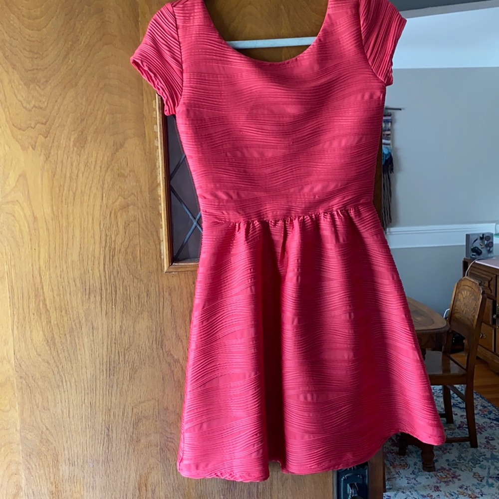 Coral dress